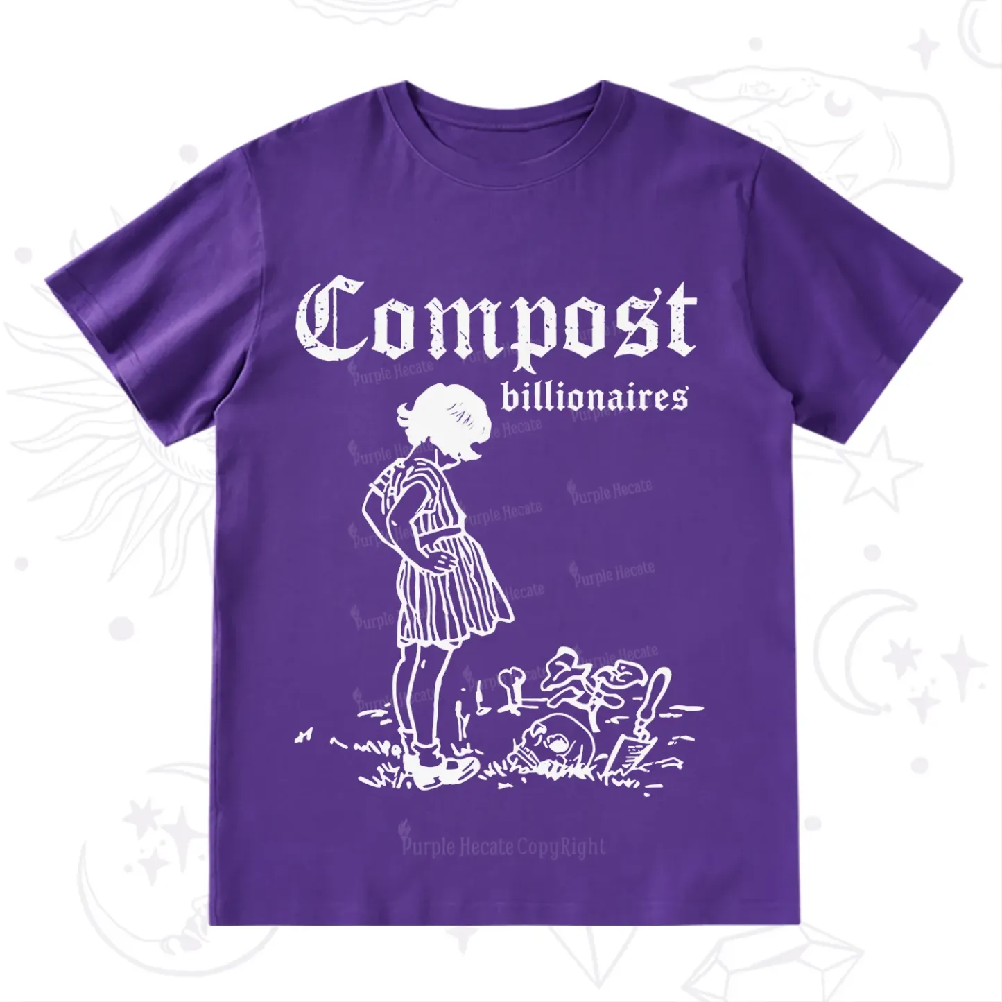 Purplehecate Compost the Greed T-Shirt