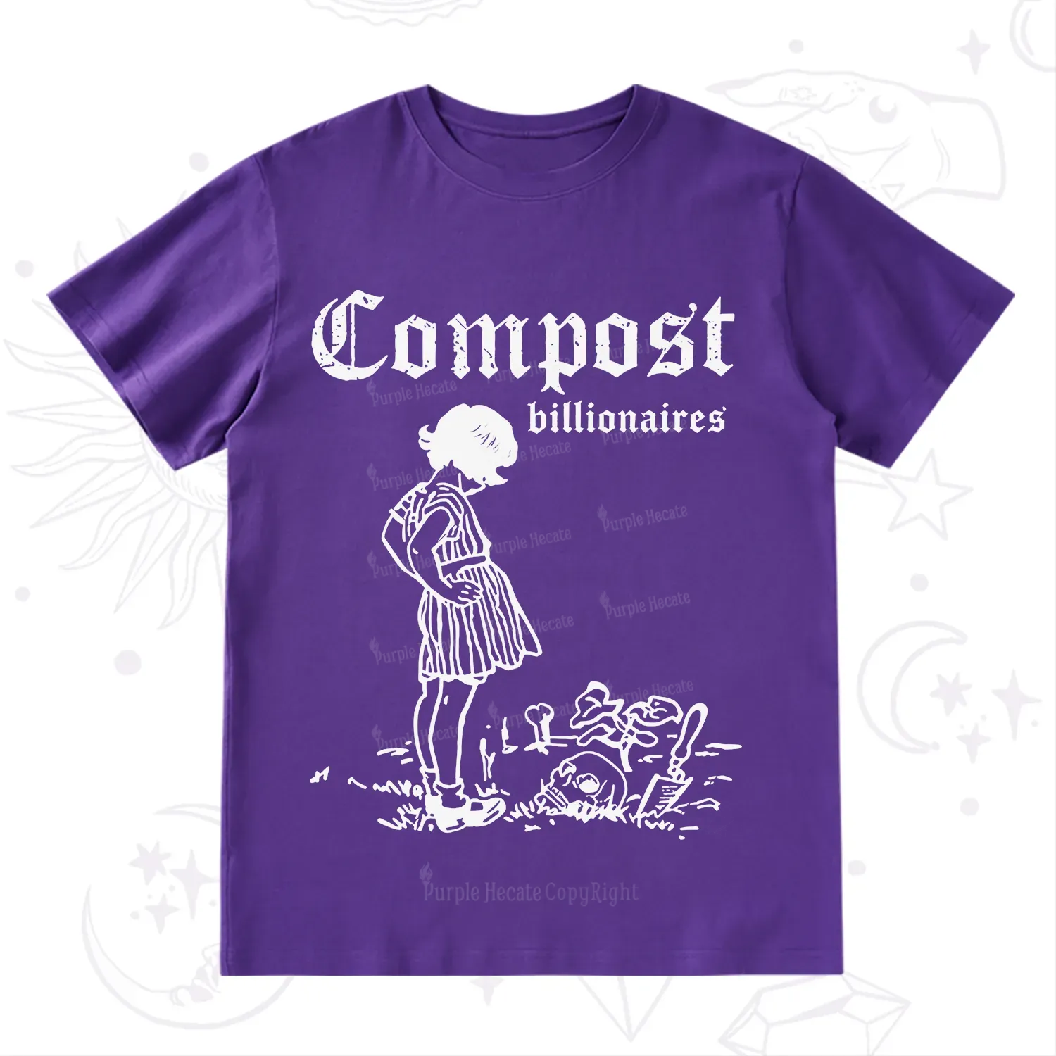 Purplehecate Compost the Greed T-Shirt