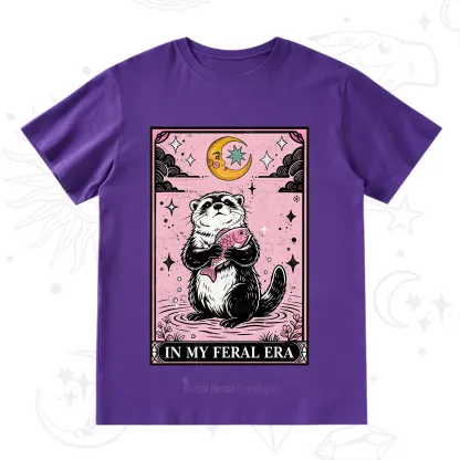 Purplehecate The In My Feral Era Tarot Otter T-Shirt