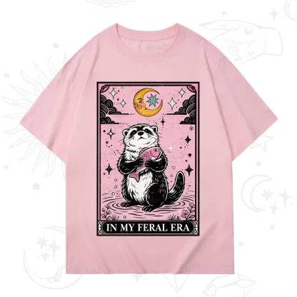 Purplehecate The In My Feral Era Tarot Otter T-Shirt