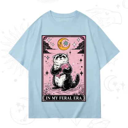 Purplehecate The In My Feral Era Tarot Otter T-Shirt