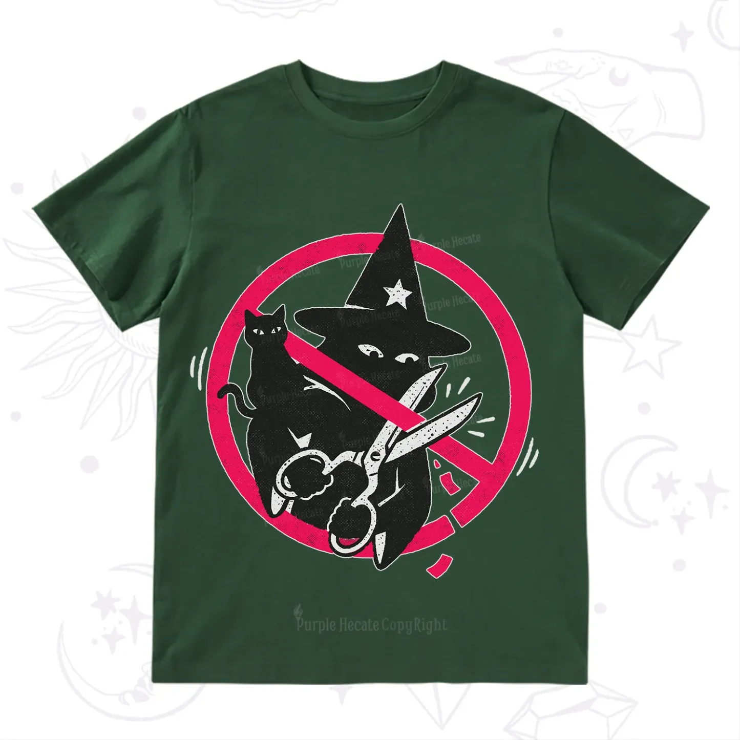 Purplehecate Break the Spell Witch T-Shirt