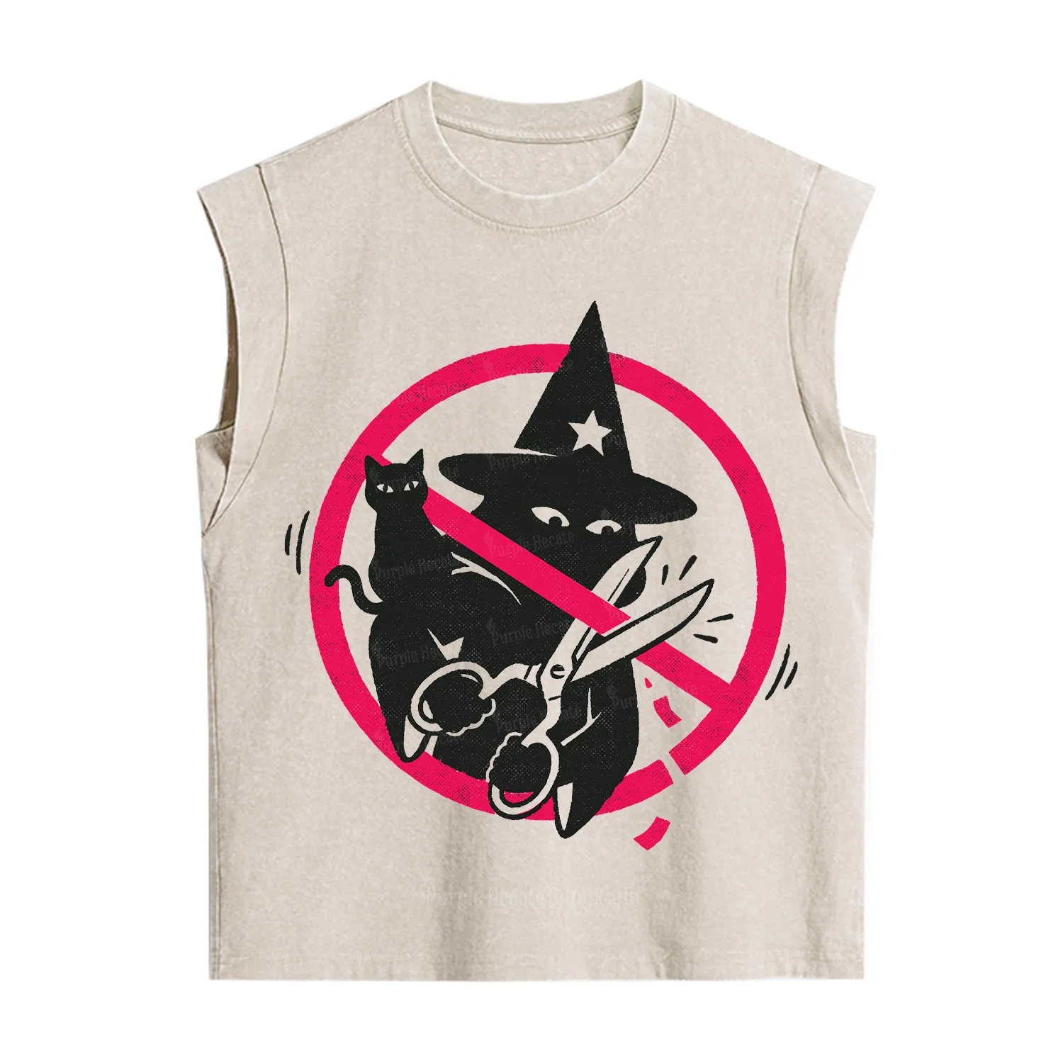 Purplehecate Break the Spell Witch Vintage Washed Tank