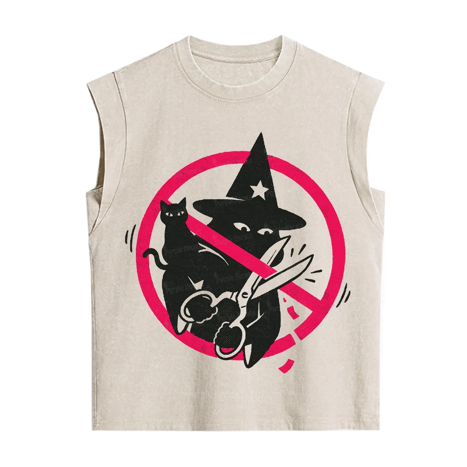 Purplehecate Break the Spell Witch Vintage Washed Tank