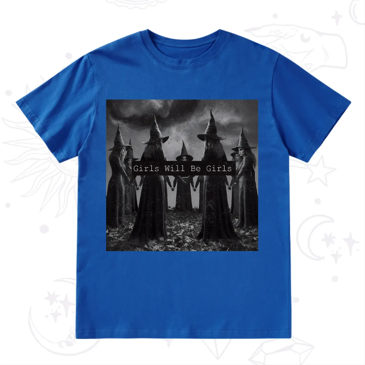 Purplehecate Vintage Girls Will Be Girls Witch T-Shirt