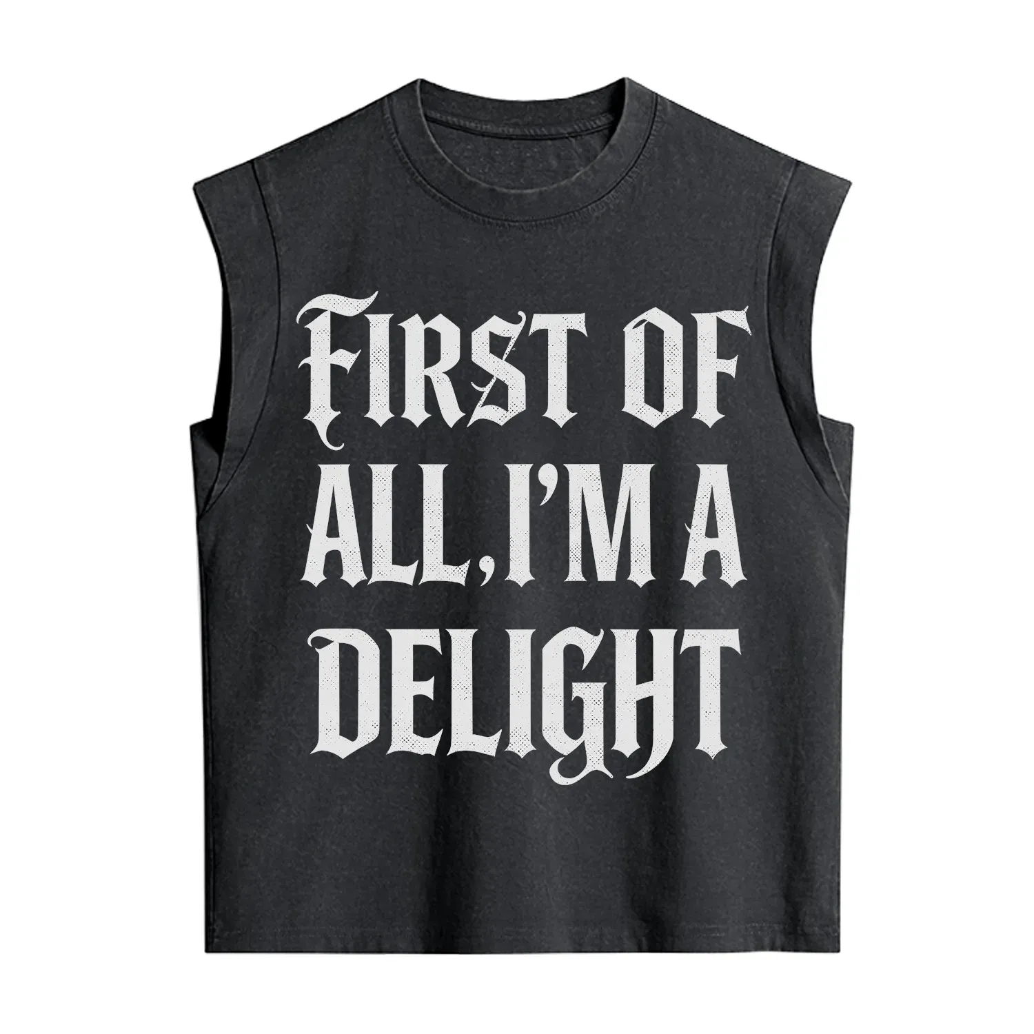 Purplehecate First of All I'm A Delight Vintage Washed Tank