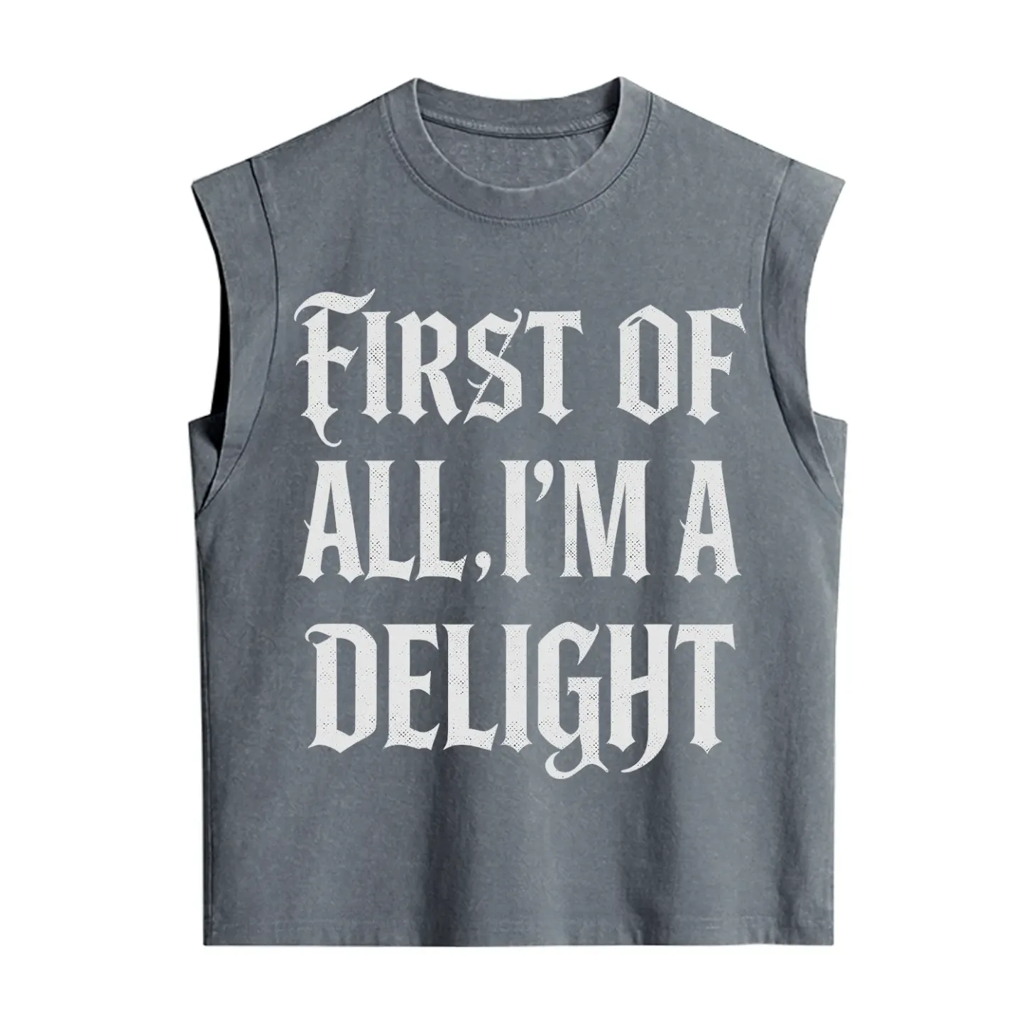Purplehecate First of All I'm A Delight Vintage Washed Tank