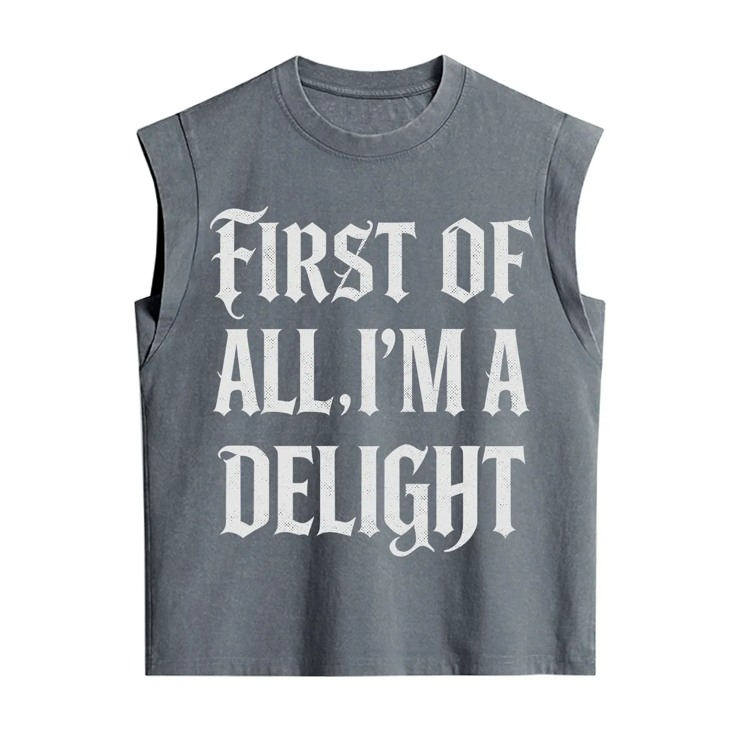 Purplehecate First of All I'm A Delight Vintage Washed Tank