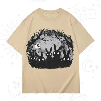 Purplehecate Creepy Weirdcore Bunny T-Shirt