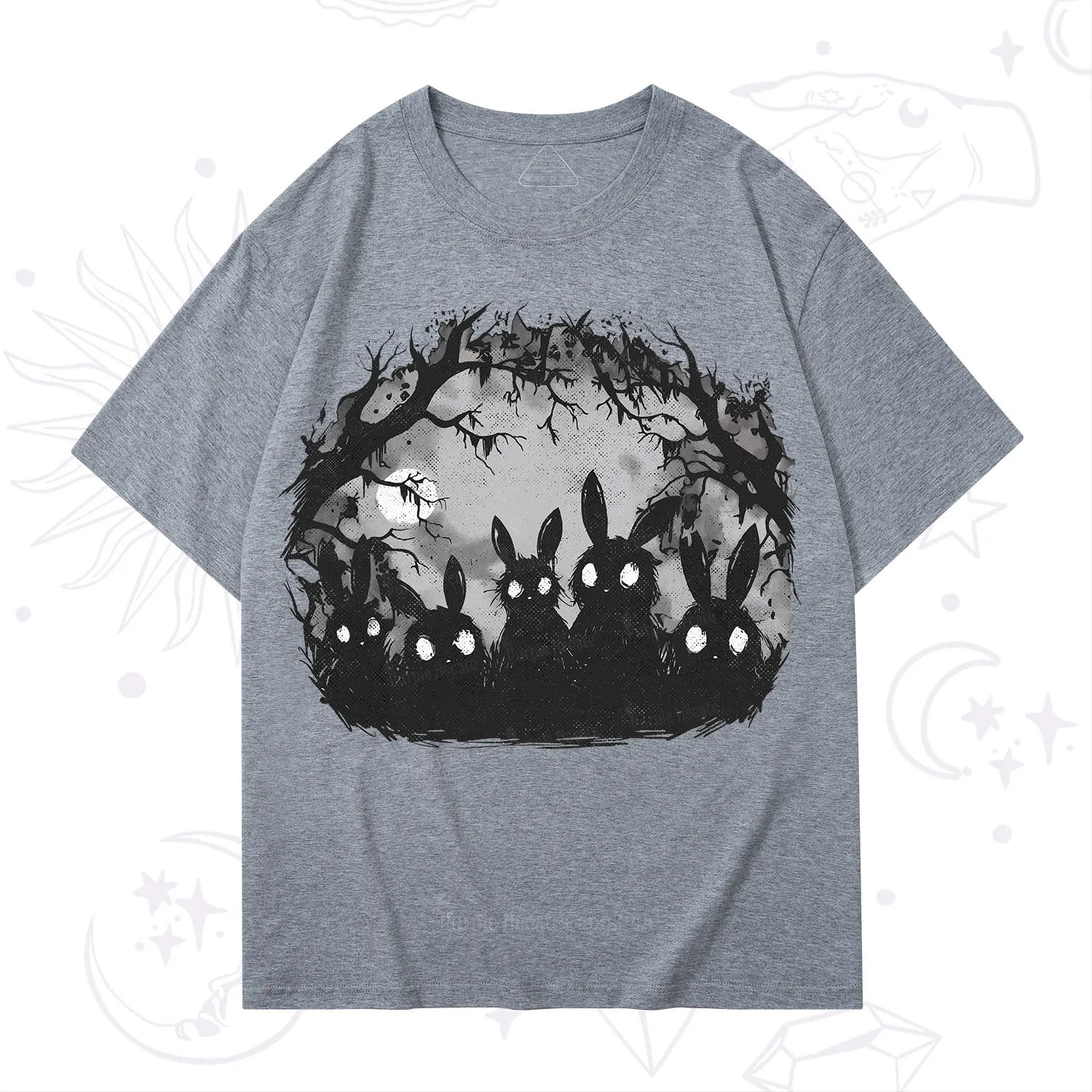 Purplehecate Creepy Weirdcore Bunny T-Shirt