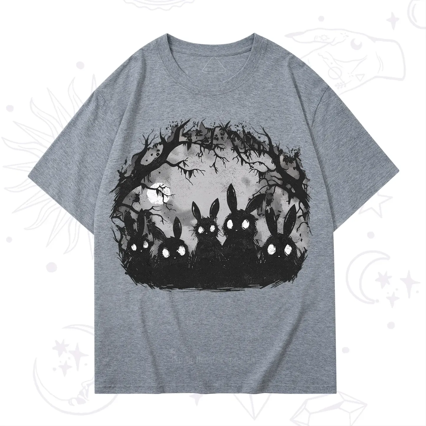 Purplehecate Creepy Weirdcore Bunny T-Shirt
