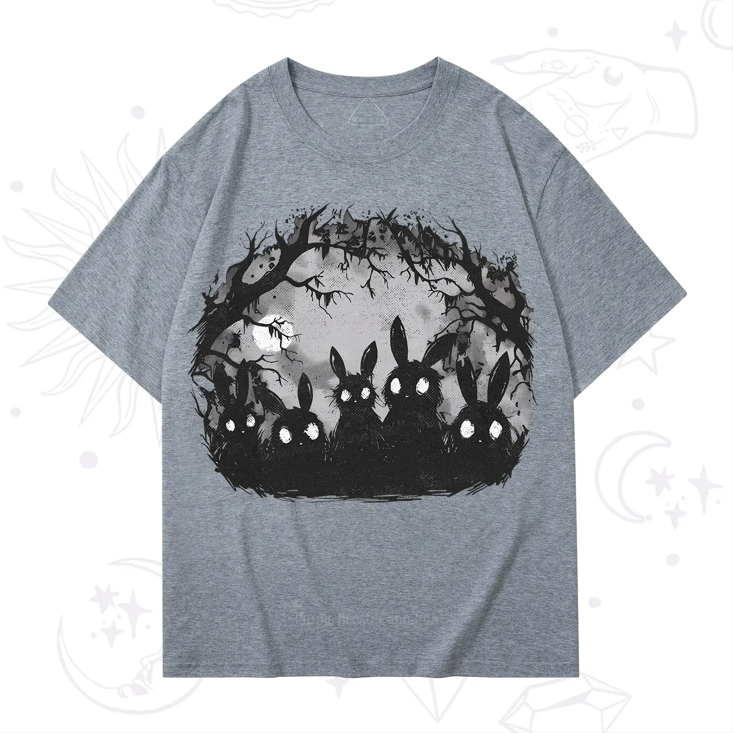 Purplehecate Creepy Weirdcore Bunny T-Shirt