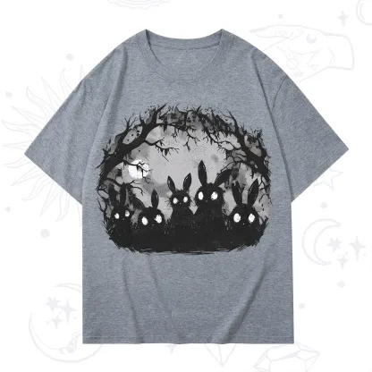 Purplehecate Creepy Weirdcore Bunny T-Shirt