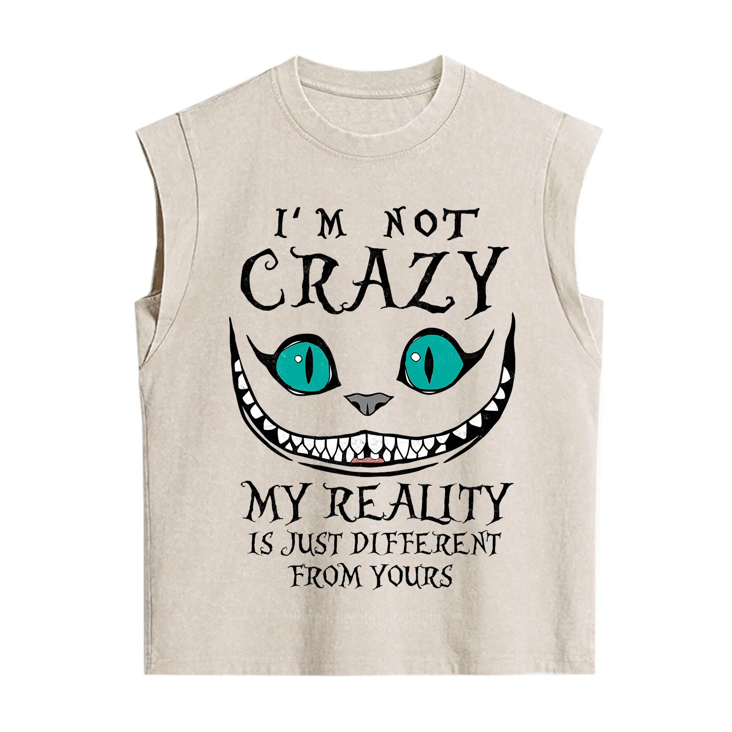 Purplehecate I'm Not Crazy My Reality Is Just Vintage Washed Tank