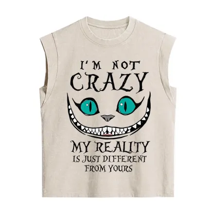 Purplehecate I'm Not Crazy My Reality Is Just Vintage Washed Tank