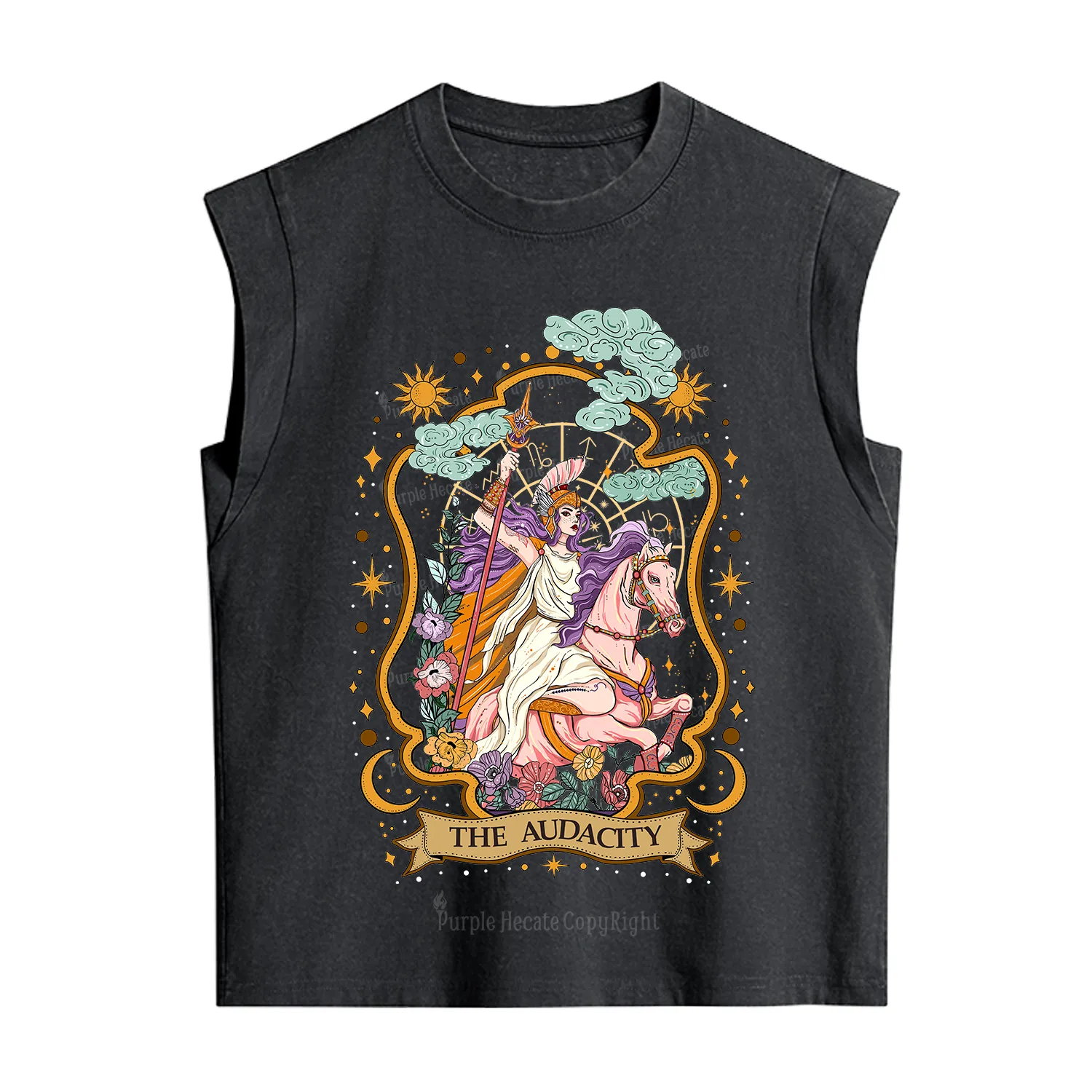 Purplehecate The Audacity Goddess Vintage Washed Tank