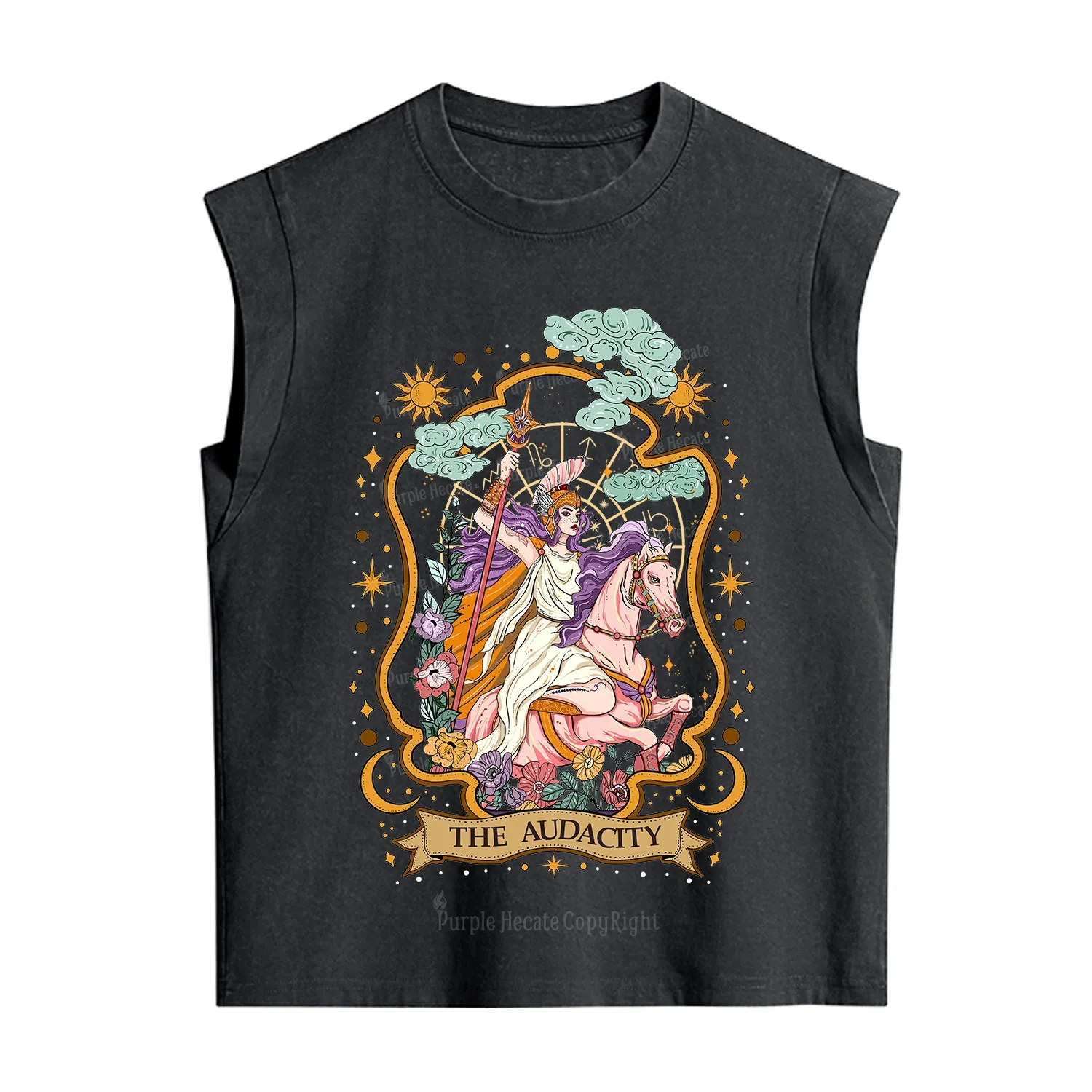 Purplehecate The Audacity Goddess Vintage Washed Tank