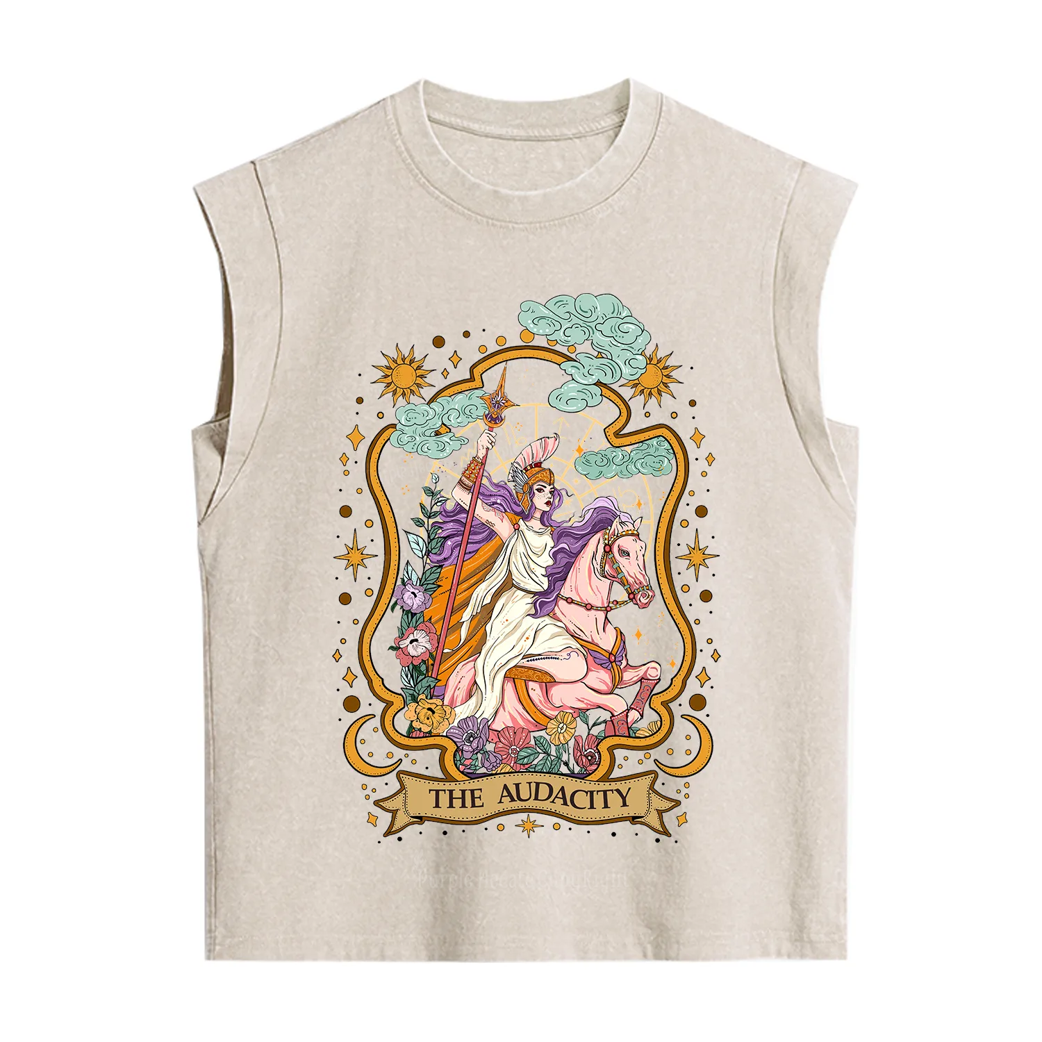 Purplehecate The Audacity Goddess Vintage Washed Tank