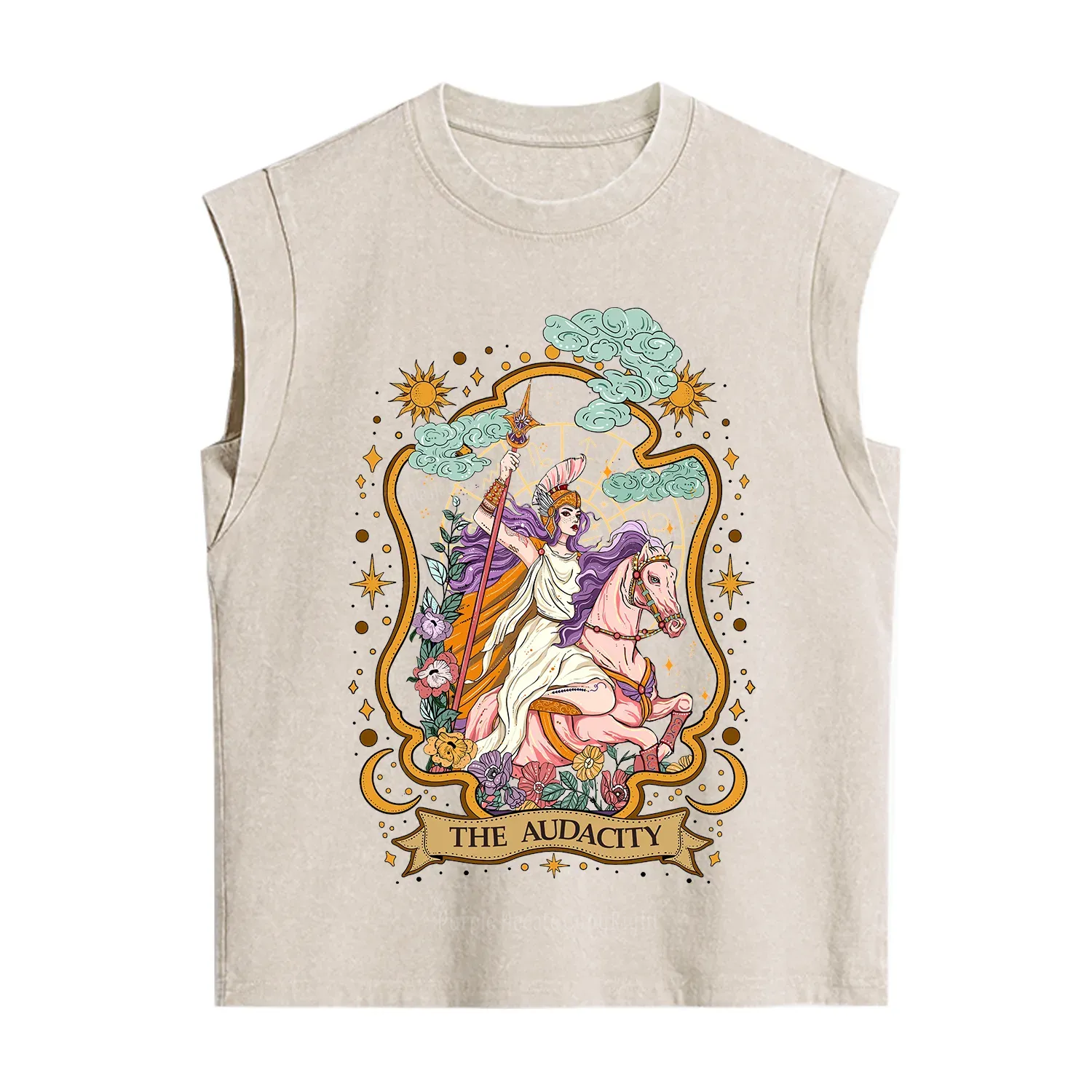 Purplehecate The Audacity Goddess Vintage Washed Tank