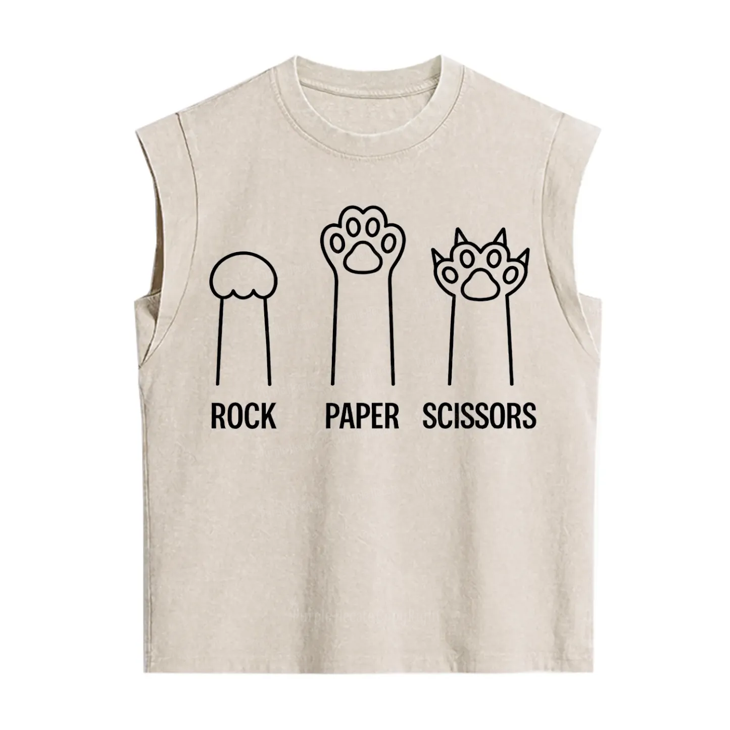 [Copy]Purplehecate Black Cat Vintage Washed Tank