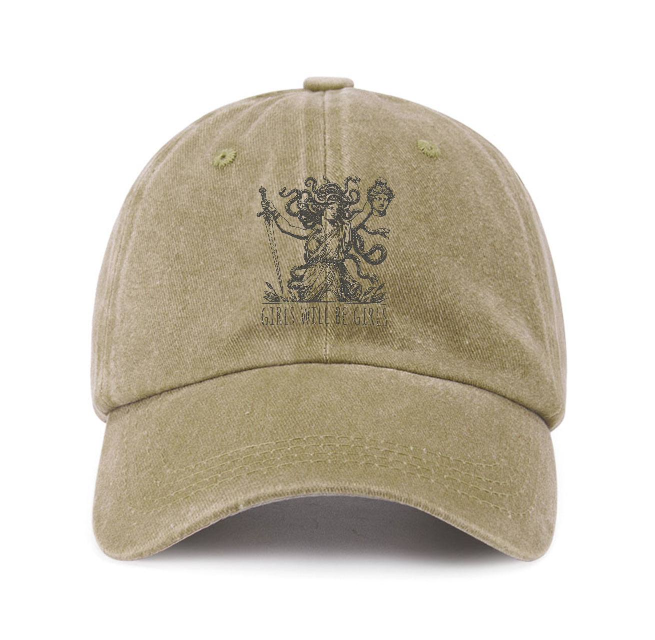 Purplehecate Girls Will Be Girls Medusa Baseball Cap