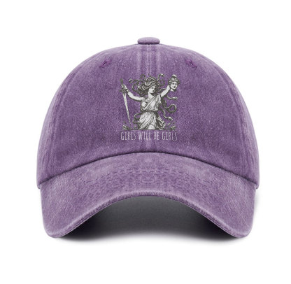 Purplehecate Girls Will Be Girls Medusa Baseball Cap