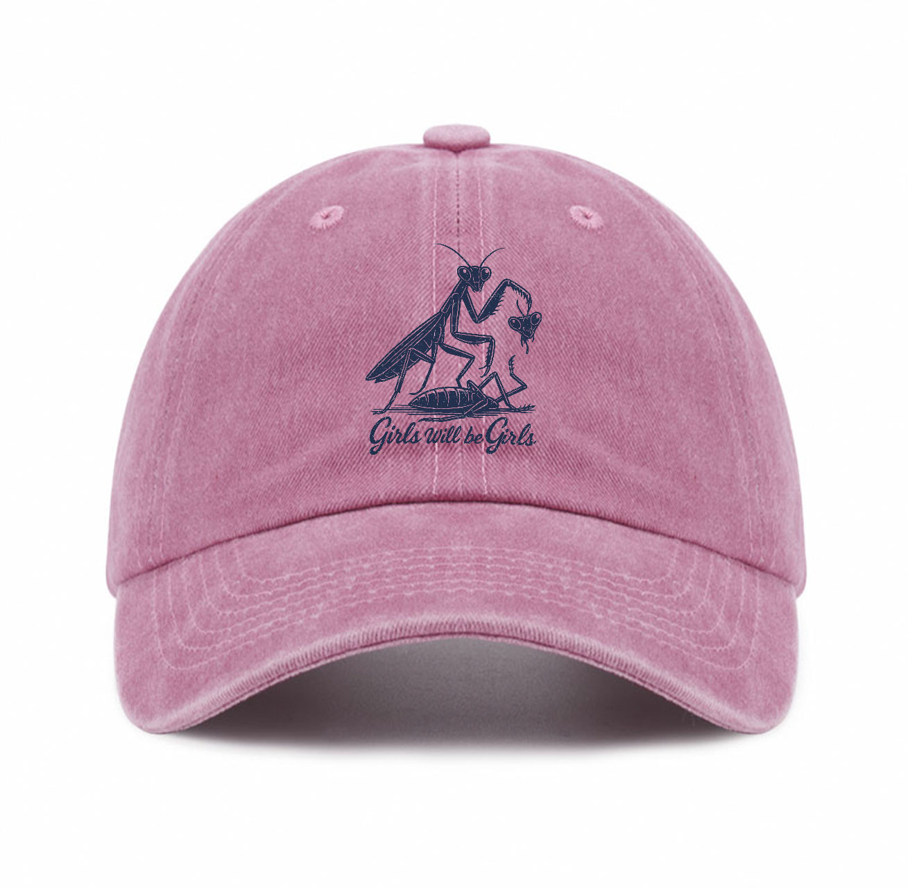 Purplehecate Girls Will Be Girls Praying Mantis Baseball Cap