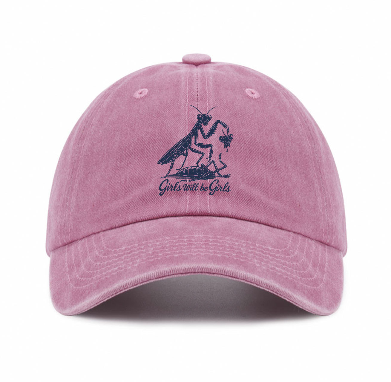 Purplehecate Girls Will Be Girls Praying Mantis Baseball Cap
