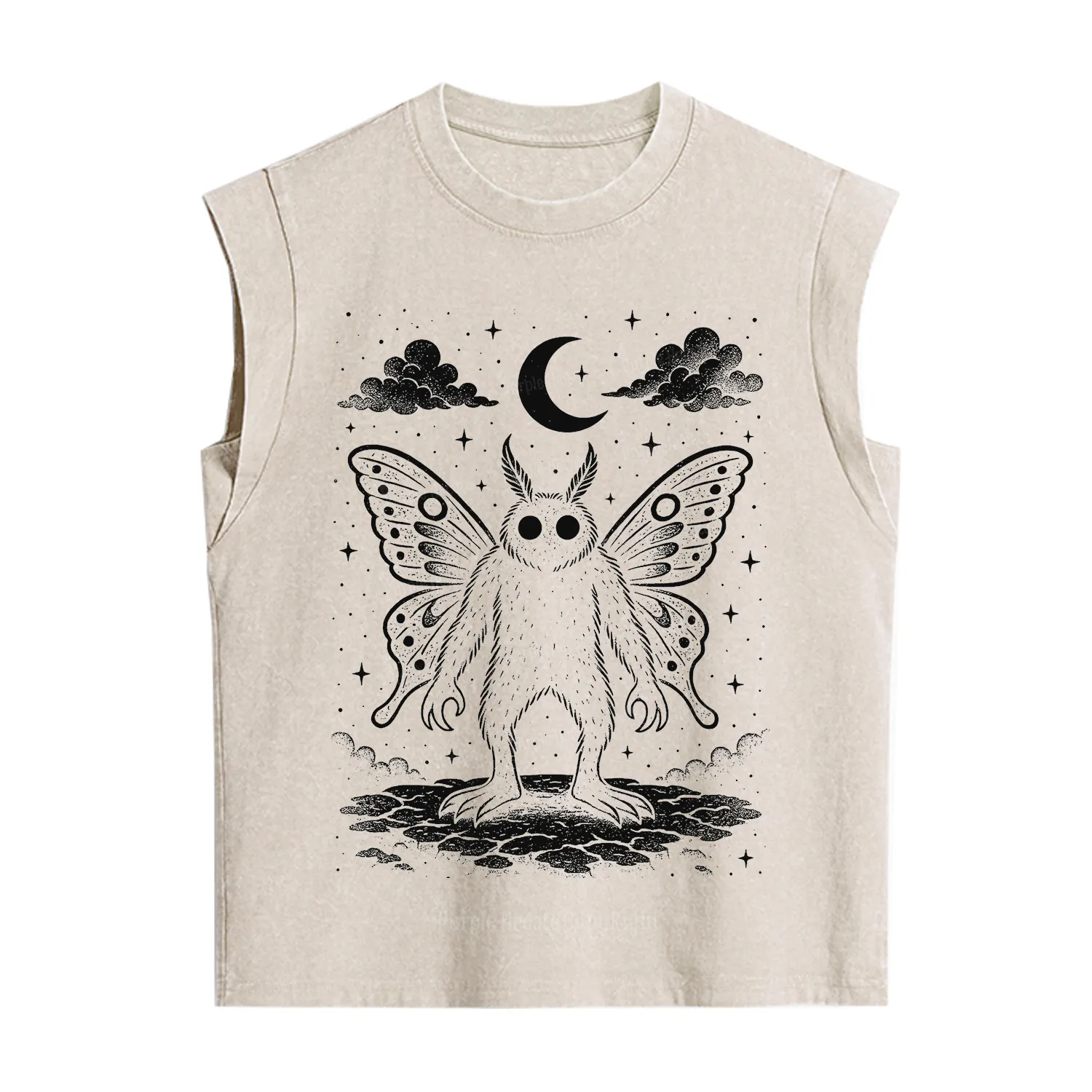 [Copy]Purplehecate Trash Raccoon Backyard Wildlife Vintage Washed Tank