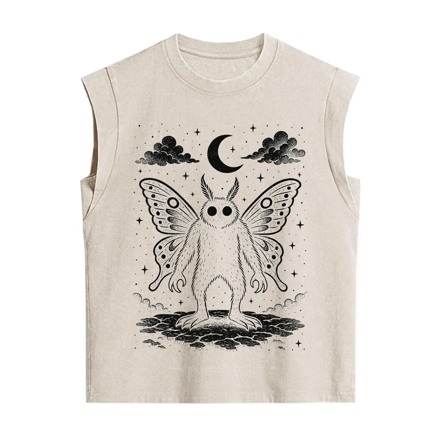 [Copy]Purplehecate Trash Raccoon Backyard Wildlife Vintage Washed Tank
