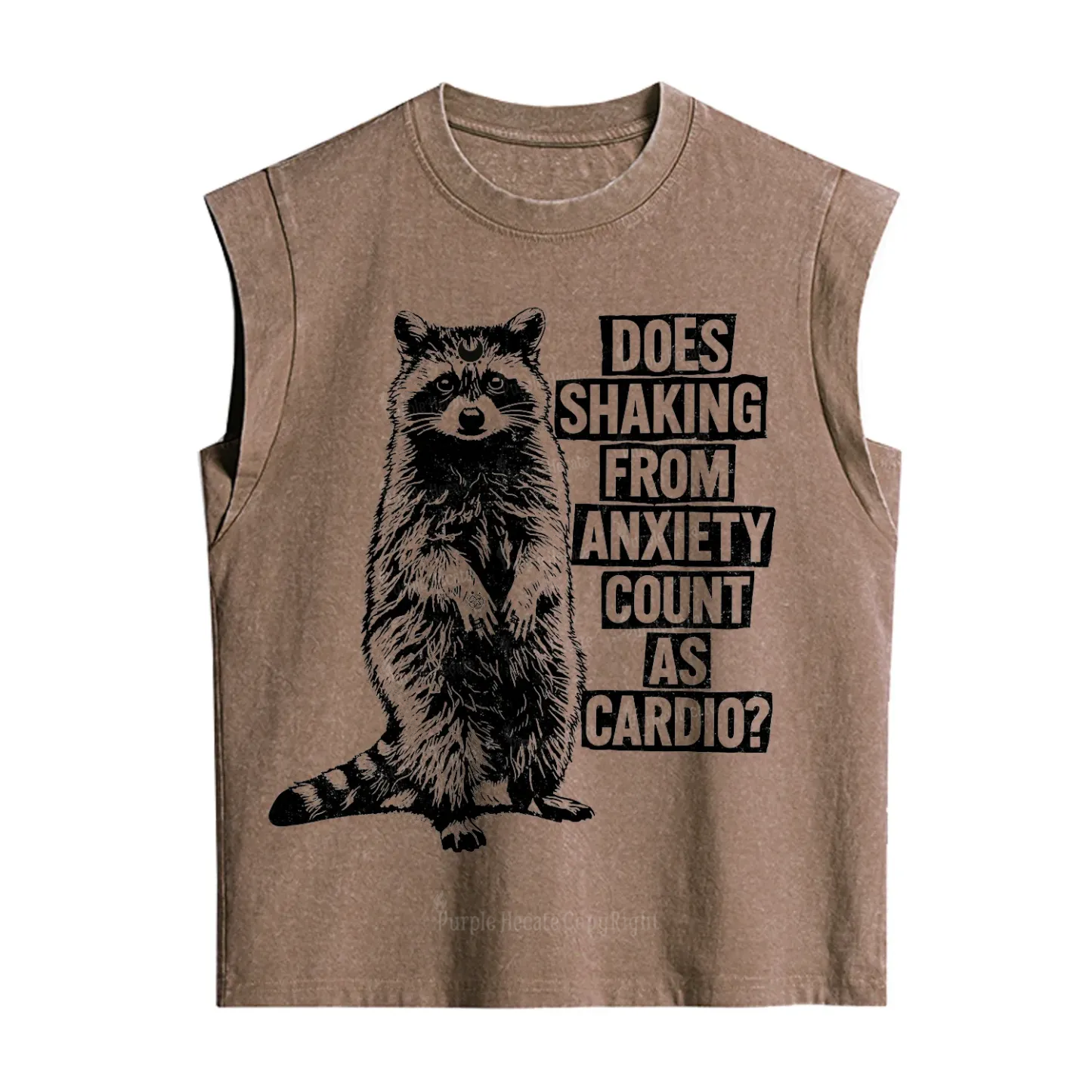 Purplehecate Does Shaking From Anxiety Count As Cardio Vintage Washed Tank