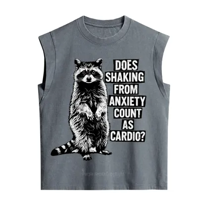 Purplehecate Does Shaking From Anxiety Count As Cardio Vintage Washed Tank