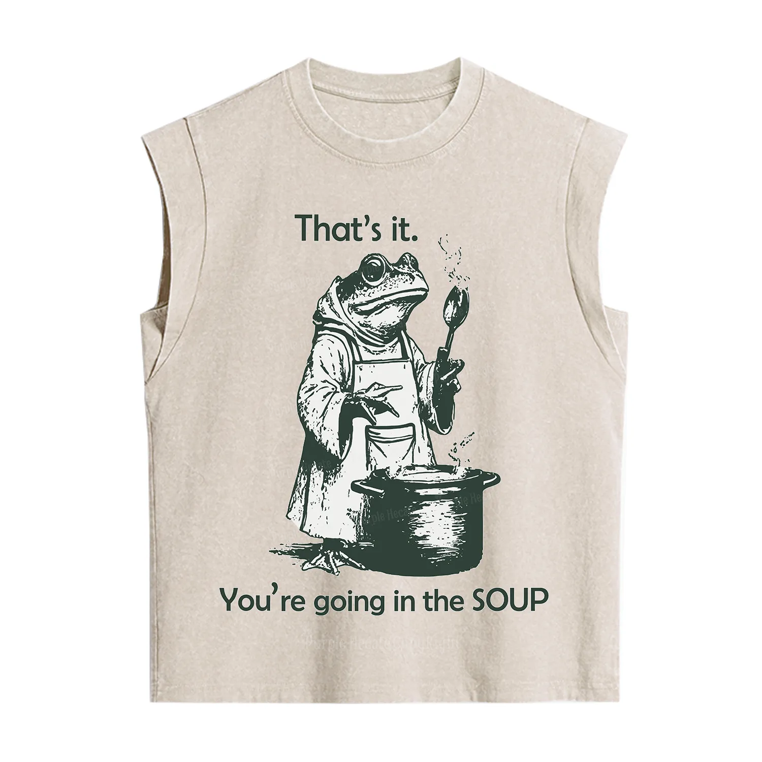 Purplehecate That's It You're Going in the Soup Vintage Washed Tank