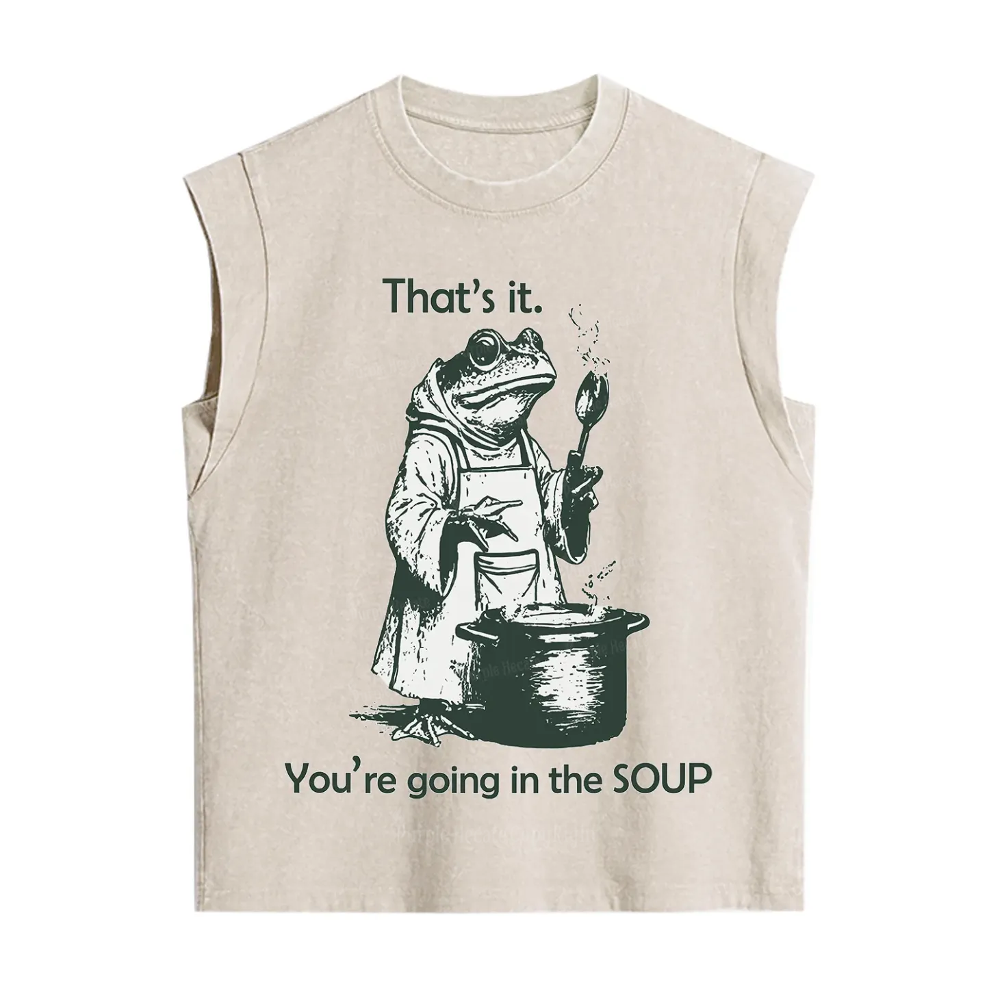 Purplehecate That's It You're Going in the Soup Vintage Washed Tank