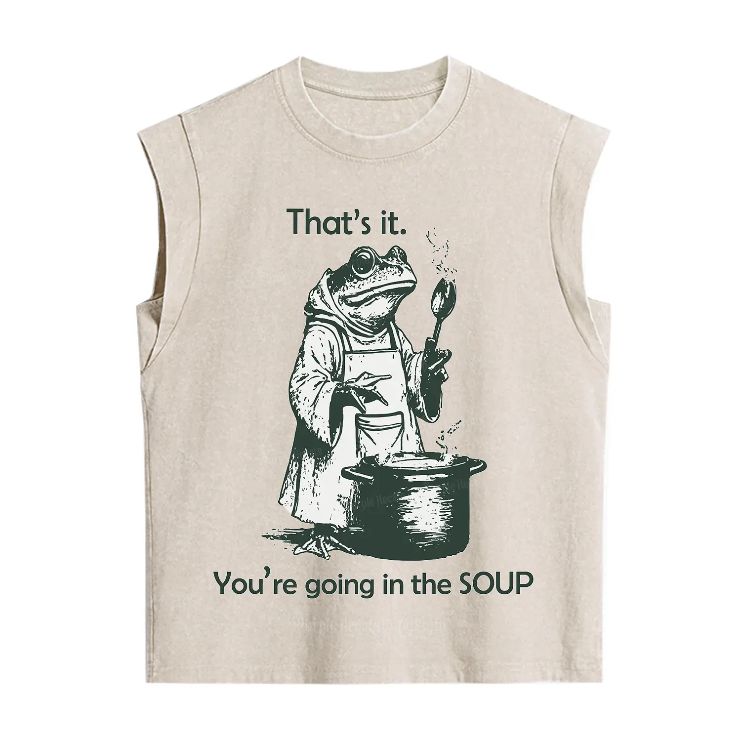 Purplehecate That's It You're Going in the Soup Vintage Washed Tank