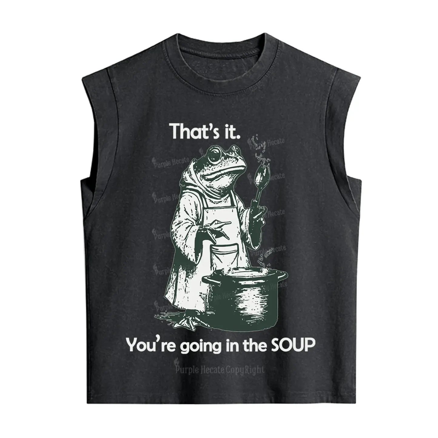 Purplehecate That's It You're Going in the Soup Vintage Washed Tank