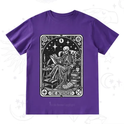 Purplehecate The Introvert Tarot Card T-Shirt