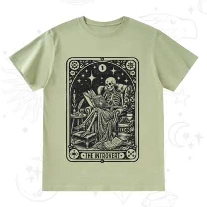 Purplehecate The Introvert Tarot Card T-Shirt