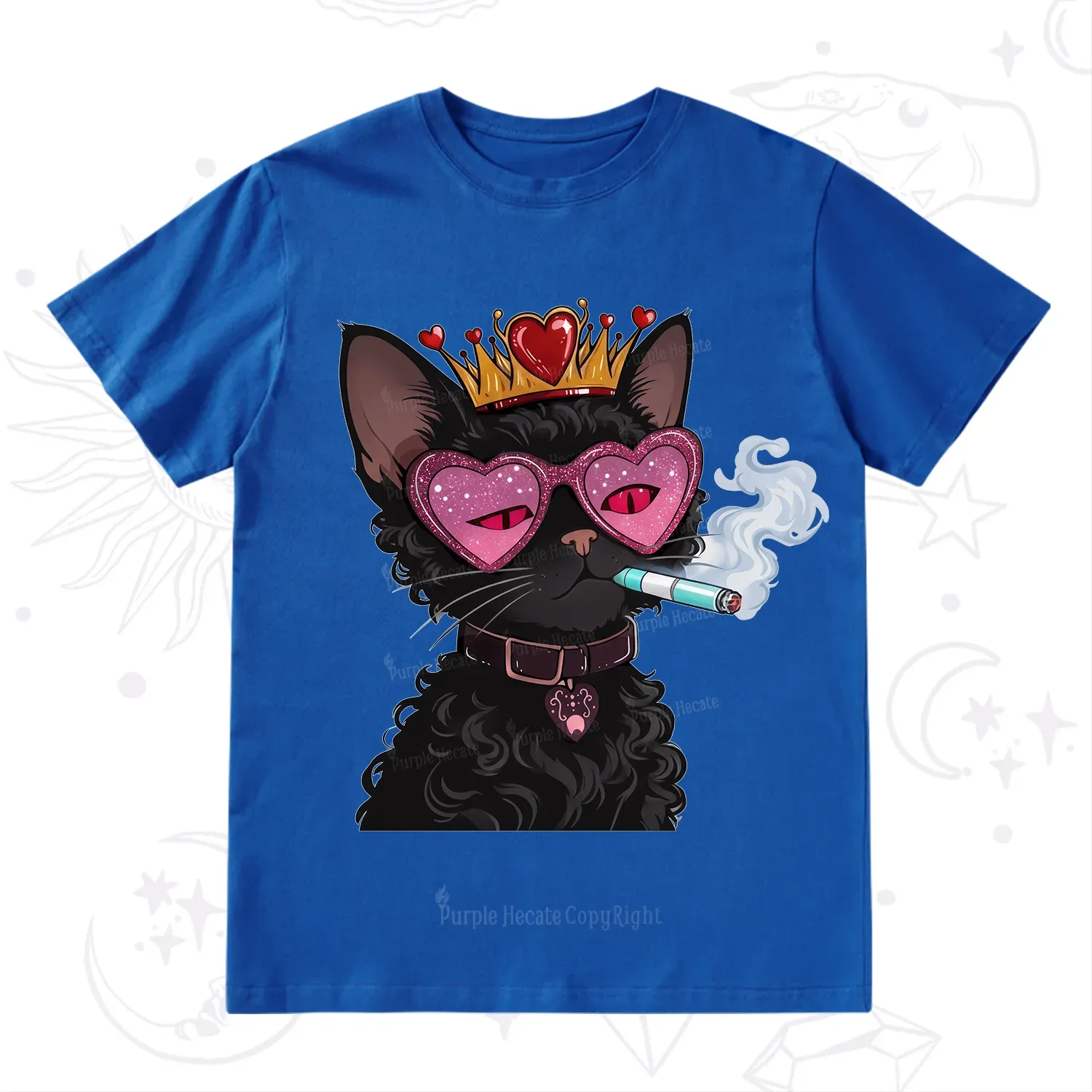 Purplehecate Join the Baddie Era Queen Cat T-Shirt