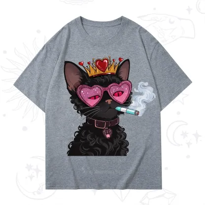 Purplehecate Join the Baddie Era Queen Cat T-Shirt