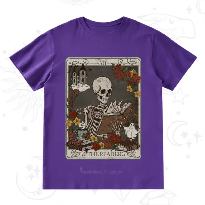 Purplehecate The Reader Tarot Card T-Shirt