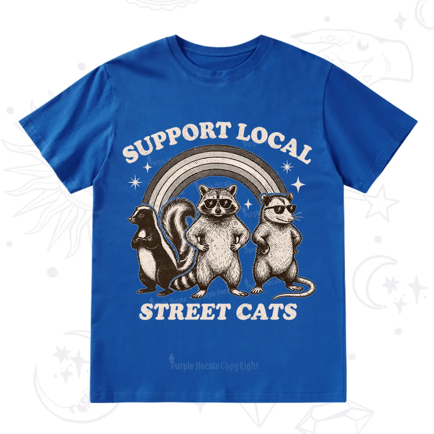 Purplehecate Support your local street cats T-Shirt