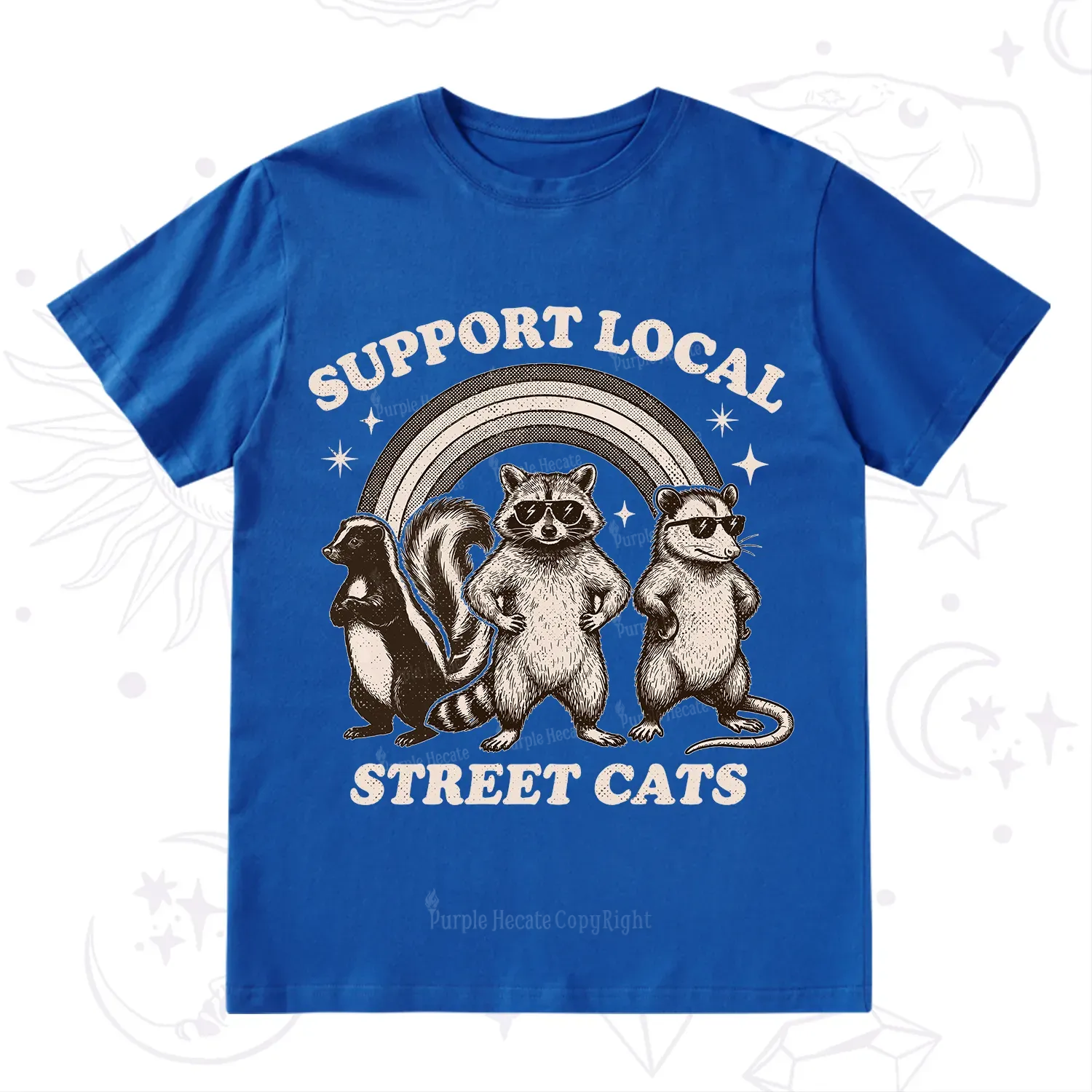Purplehecate Support your local street cats T-Shirt