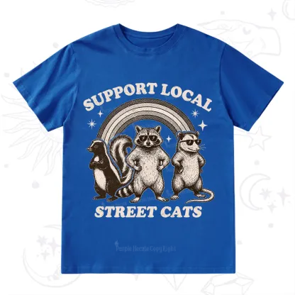 Purplehecate Support your local street cats T-Shirt