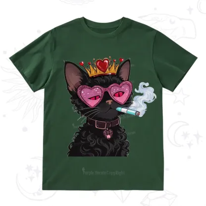 Purplehecate Join the Baddie Era Queen Cat T-Shirt