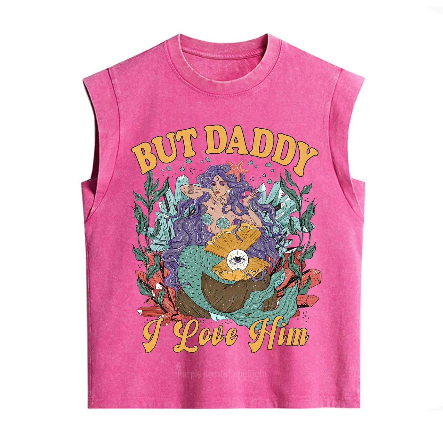 Purplehecate But Daddy I Love Him Vintage Washed Tank