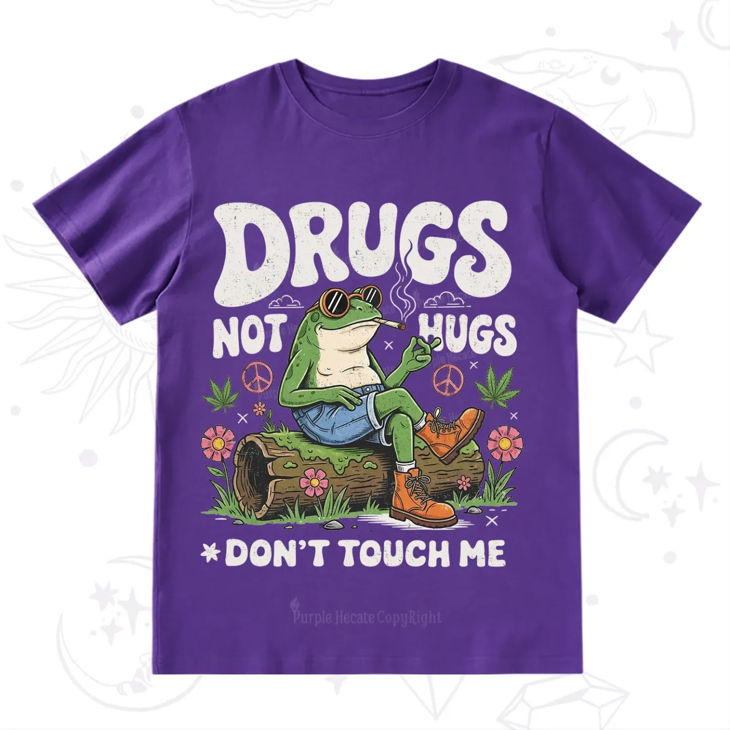 Purplehecate Drugs Not Hugs T-Shirt
