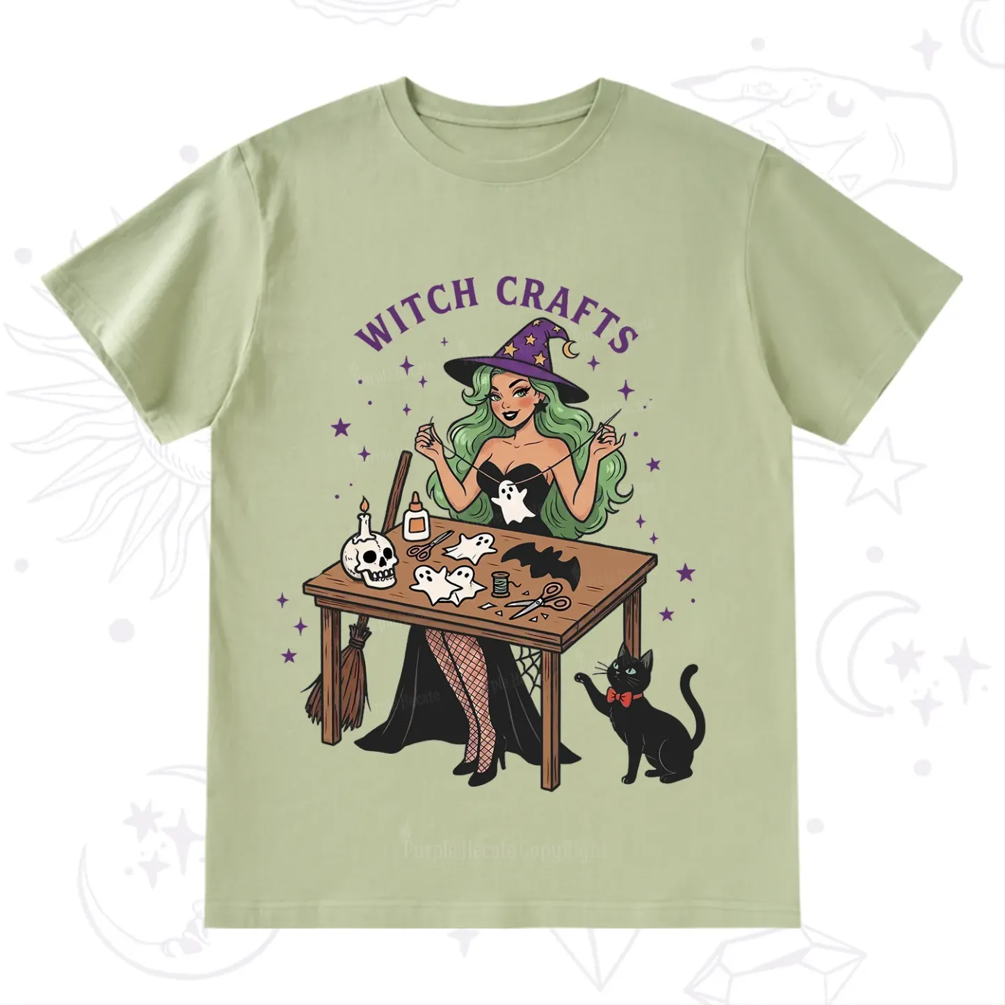 Purplehecate Quirky Witch Crafts T-Shirt