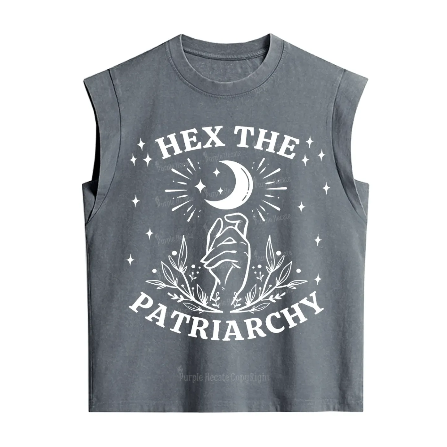 Purplehecate Hex The Patriarchy Vintage Washed Tank