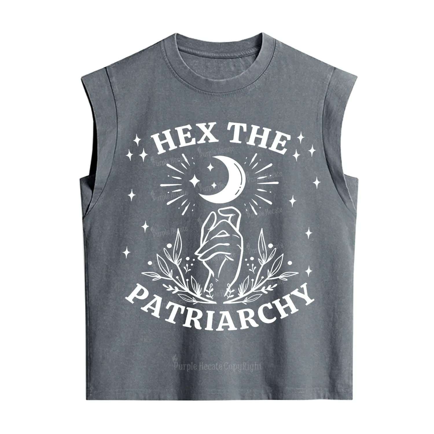 Purplehecate Hex The Patriarchy Vintage Washed Tank